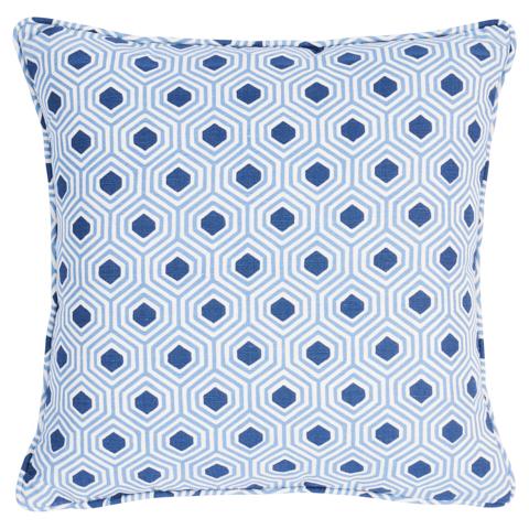 Otis Hand Print Pillow_BLUE