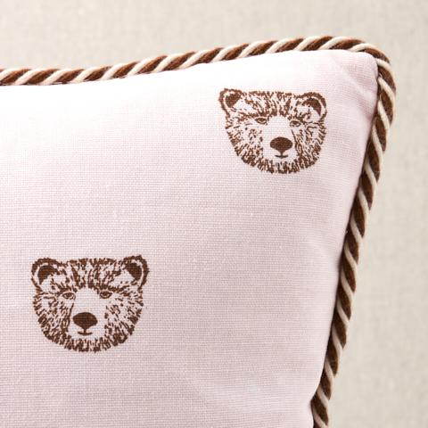 Bear Print Pillow_BLUSH