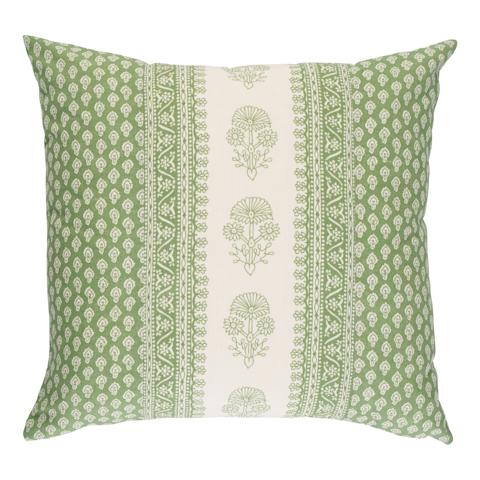 Hyacinth I/O Pillow_LEAF GREEN