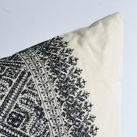 Toledo Embroidery Pillow_NOIR