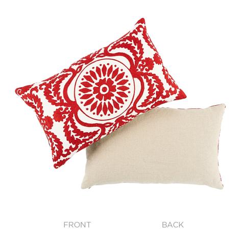 Castanet Embroidery Pillow_RED