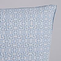 Chinois Fret Pillow_SKY/IVORY