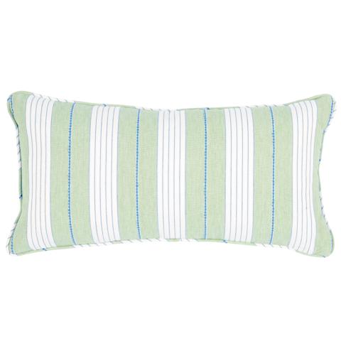 Audrey Stripe Pillow_GREEN