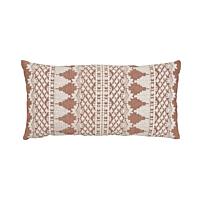 Wentworth Embroidery Pillow_RUST