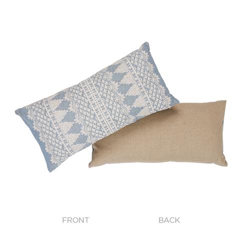 Wentworth Embroidery Pillow_CHAMBRAY
