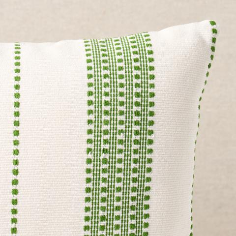 Lubeck Stripe Pillow_GREEN