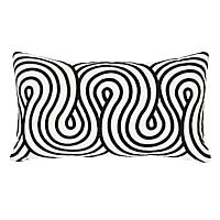 Giraldi Embroidery Pillow_BLACK