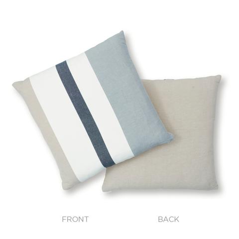 Lolland Linen Stripe Pillow_GREY SAND