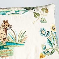 Royal Silk Embroidery Pillow_MULTI