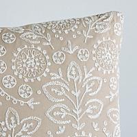 Tiana Embroidery Pillow_NATURAL