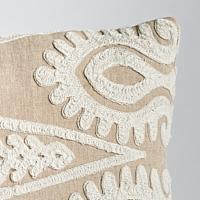 Seema Embroidery Pillow_NATURAL