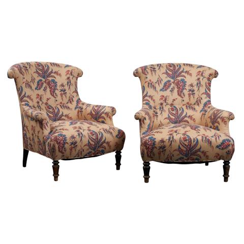 Pair of 19th C. Chairs, France_null