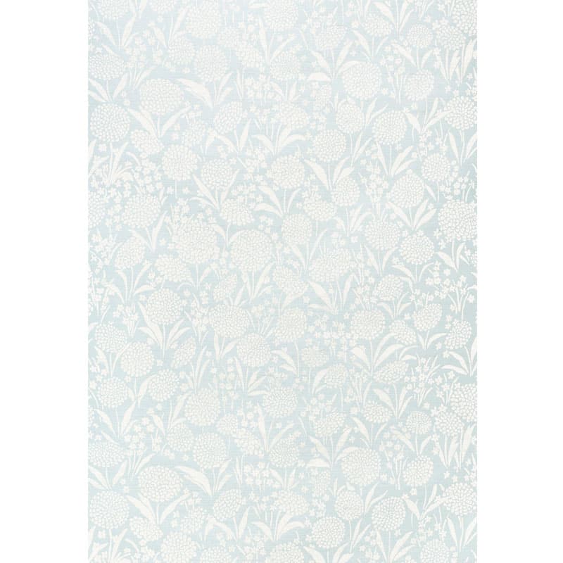 Chrysanthemum Sisal - Sky Wallpapers | Schumacher
