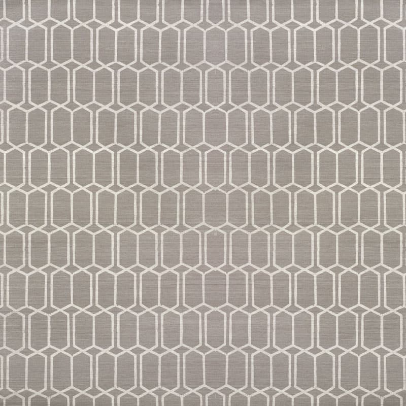 Modern Trellis Sisal - Charcoal Wallpapers | Schumacher