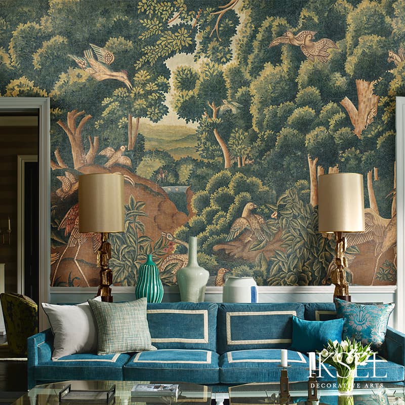 Birds Tapestry - Original Wallpapers | Schumacher