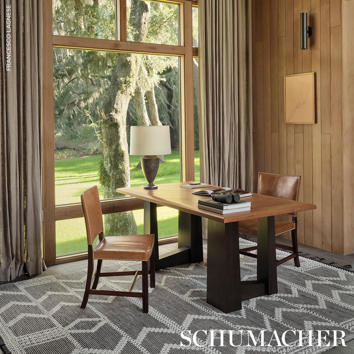 Malta French Knot Rug - Charcoal Rugs | Schumacher