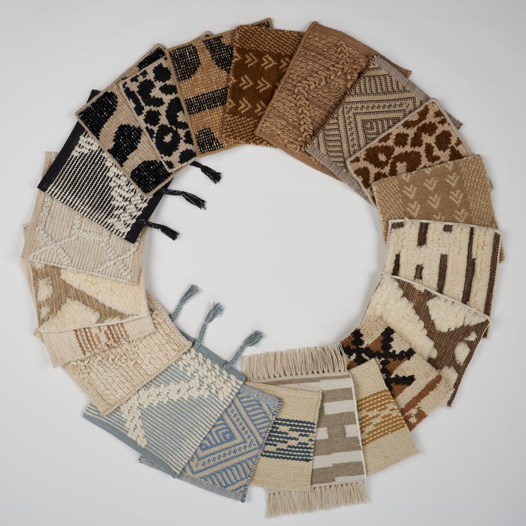 Schumacher Rug Sample Kit-F22 - Multi Rugs | Schumacher