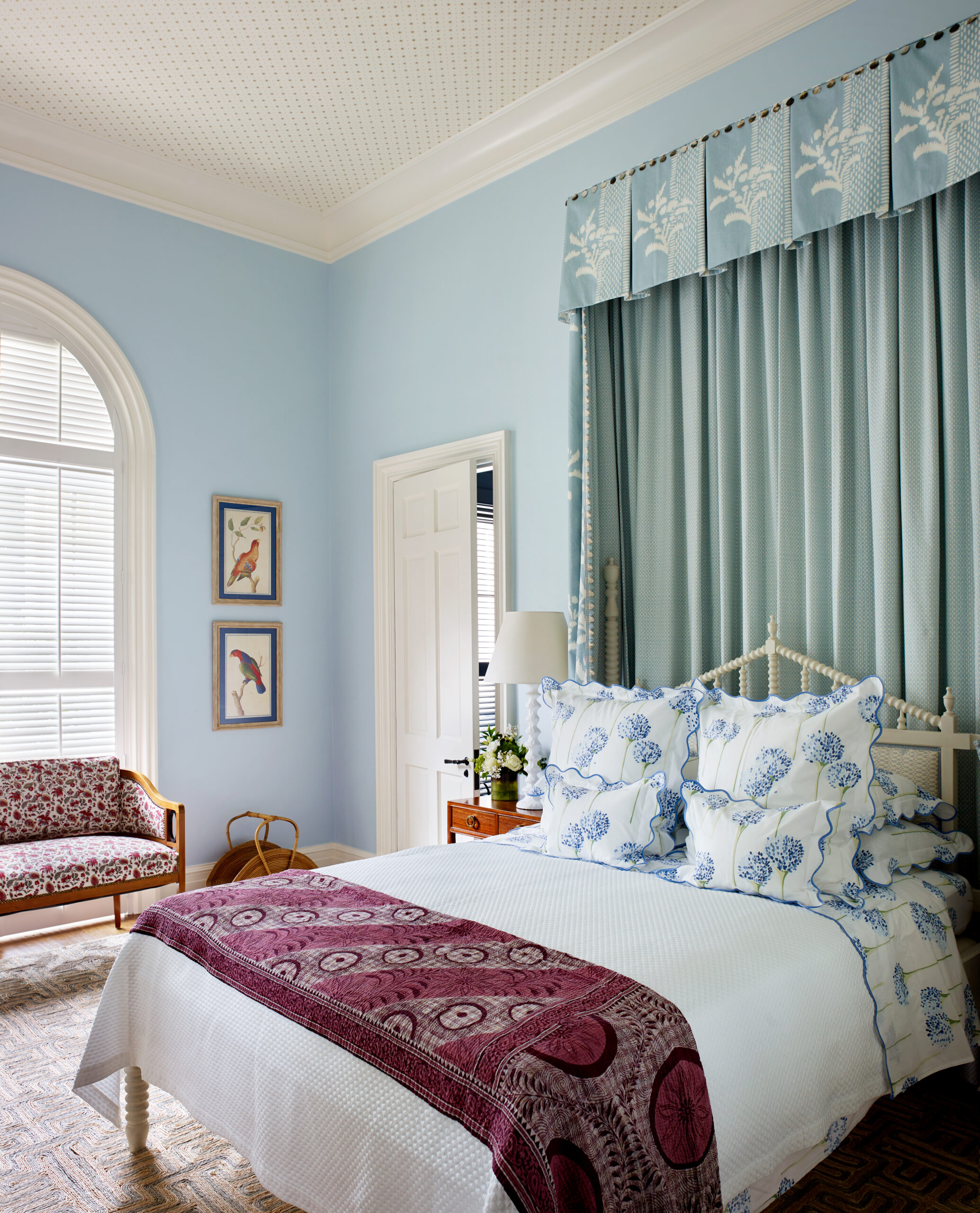 Blue Bedroom by Bunny Williams