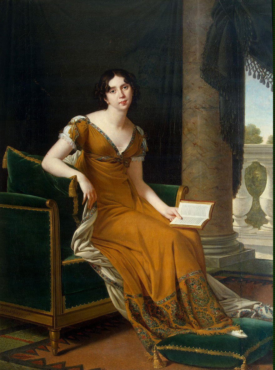 Portrait of Yelizaveta Demidova by Robert Lefevre