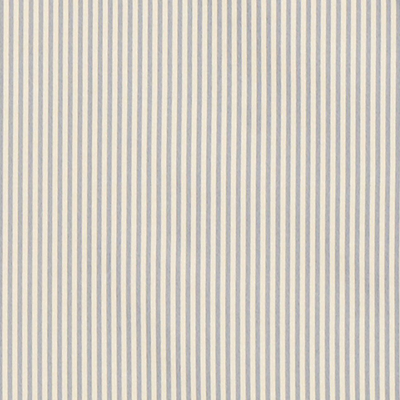 Schumacher Charee Silk Stripe in Blue and White